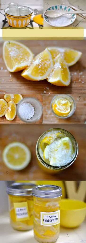 preservar limones con sal
