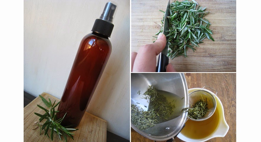 Acondicionador herbal con vinagre para el pelo