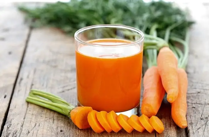 desintoxicación jugo de zanahoria