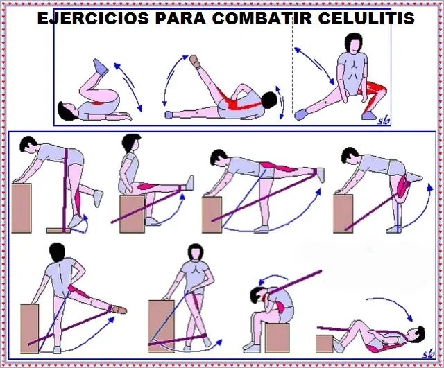ejercicios que ayudan a combatir la celulitis