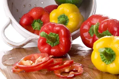plus d'aliments alcalins Peppers