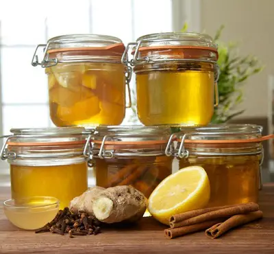 infusiones curativas con miel de abeja 