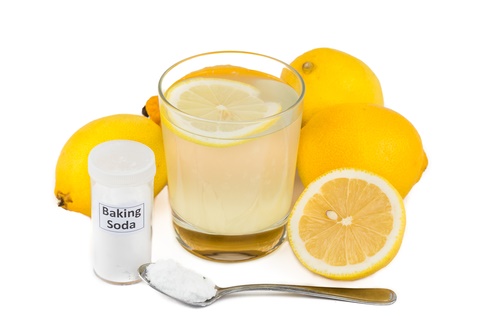 Bicarbonato de sodio y limón