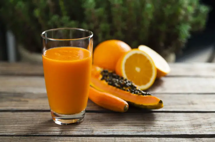 naranja papaya alimentos vitaminas y energia