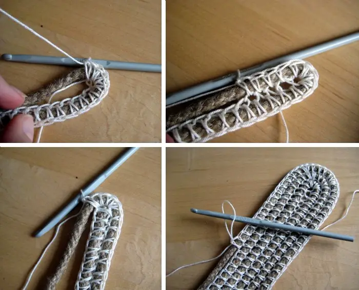 pasos para hacer canasta a crochet
