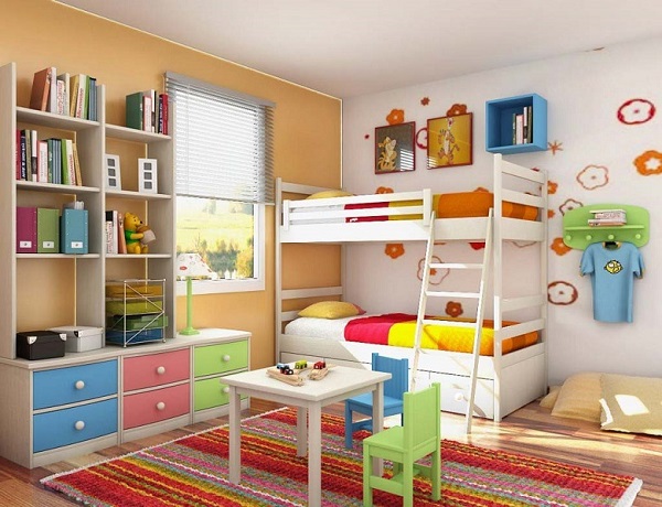 habitaciones con color
