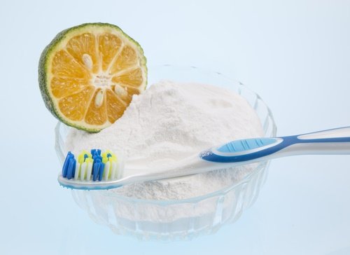 bicarbonato de sodio y limón