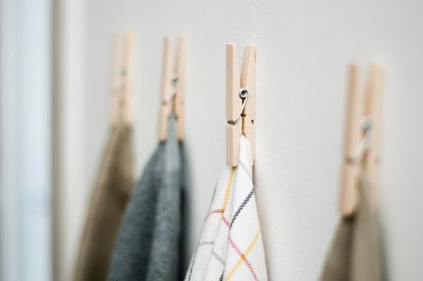 use-clothes-pins-to-hang-kitchen-towels