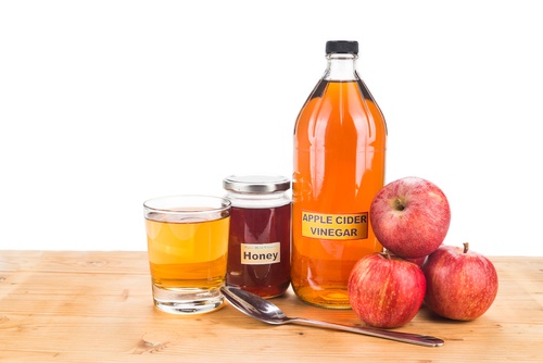 vinagre de sidra de manzana y miel