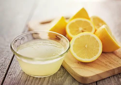 jugo de limón para la piel