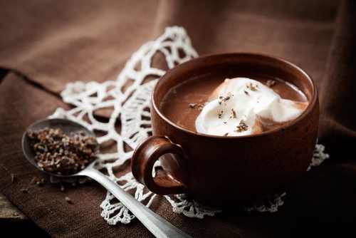 chocolate caliente para combatir el frío