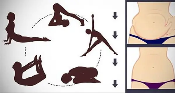 5 poses de yoga para reducir la grasa del vientre