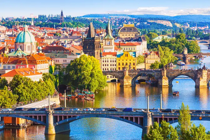 La bohemia región de Praga