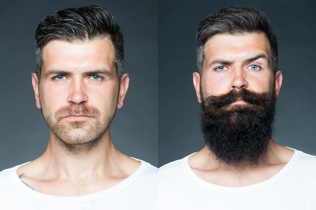 Un antes y después de un hombre con borba