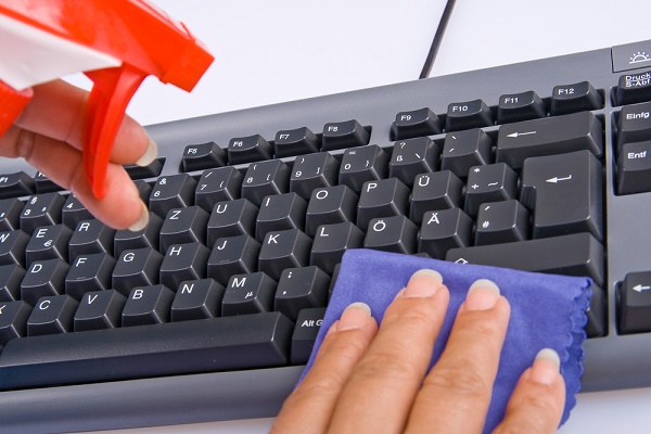 limpiar cosas difíciles teclado