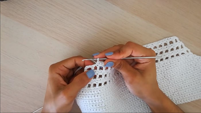 Como tejer un top de verano en Crochet en sencillos pasos 5
