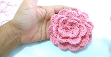 Flor a crochet