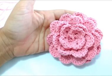 Flor a crochet