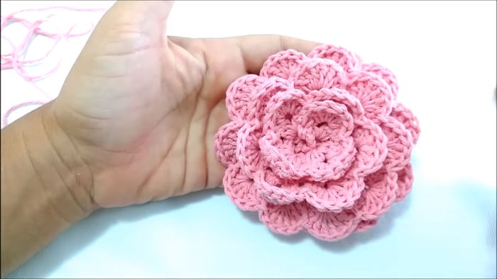 Flor a crochet