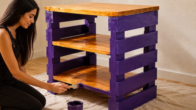 10 muebles con pallets fáciles de hacer y que se ven increíbles
