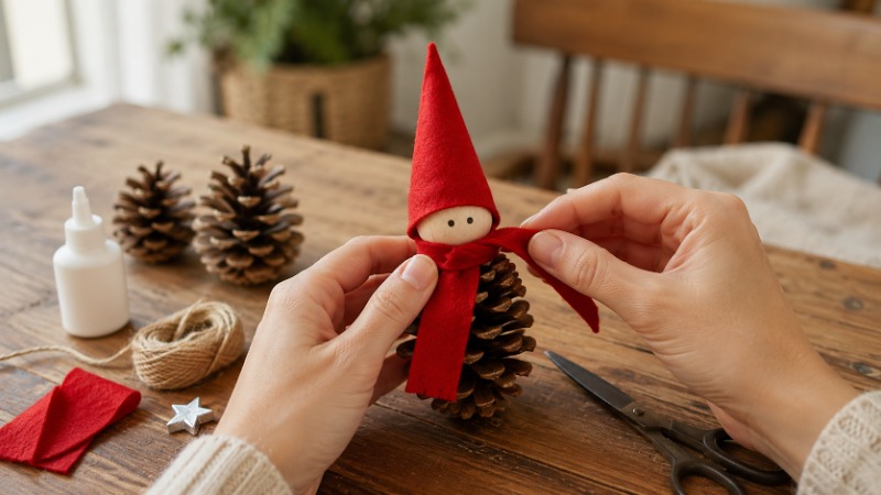 10 bellas ideas de muñequitos con piña para tus proyectos de otoño-invierno