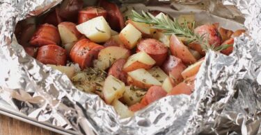 Daños cocinar con papel aluminio
