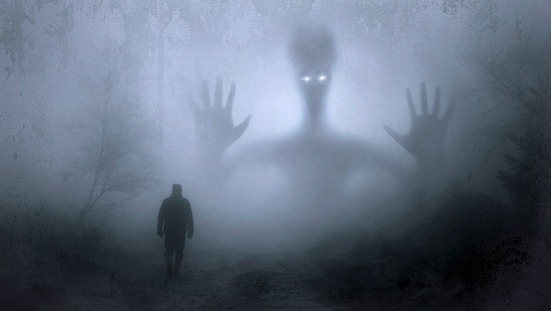 Imagen que ilustra una persona teniendo una pesadilla, pero luego olvida lo que ha soñado