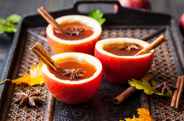 té de manzana y canela