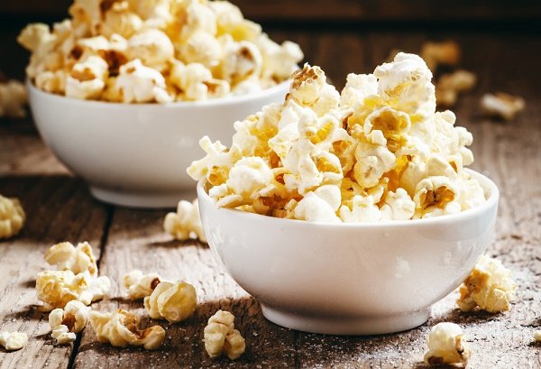 snacks para perder peso palomitas