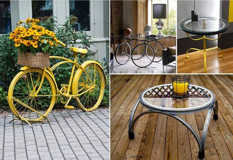 ideas para reciclar bicicletas