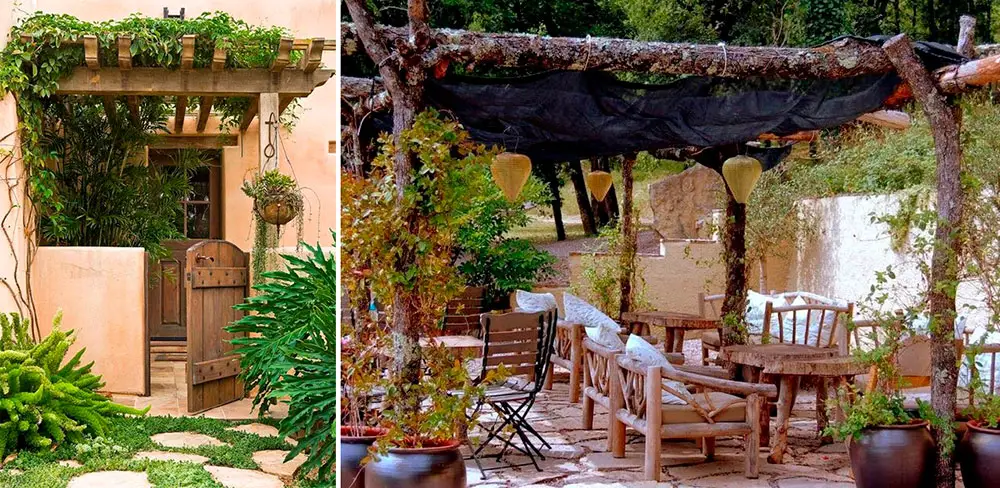 25 Ideas de diseños rústicos para decorar el patio