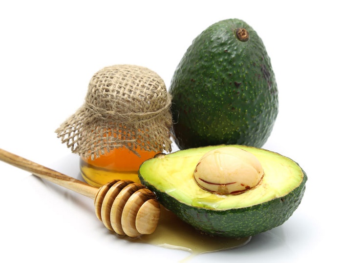 Aguacate y miel de abejas