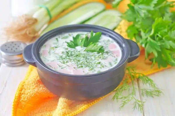 Sopa fría de pepino