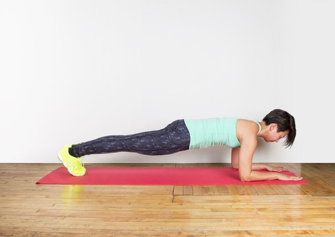 plank para antebrazos