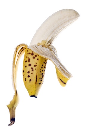 bananas maduras pelada