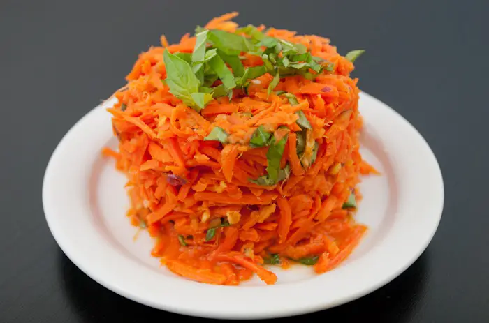 ensalada de zanahoria para dietas reductoras