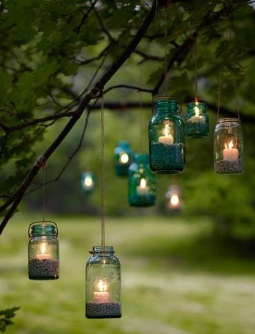 velas jardín elementos