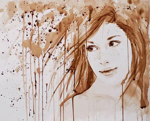 arte con café molido