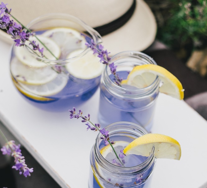 limonada de lavanda para dolor de cabeza y ansiedad