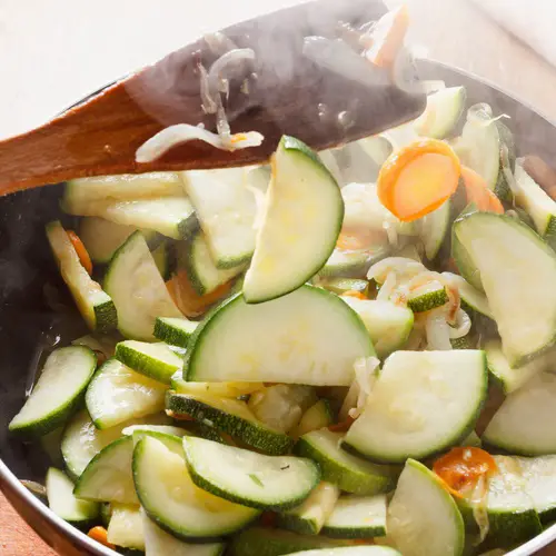 dieta baja en grasa con calabacín