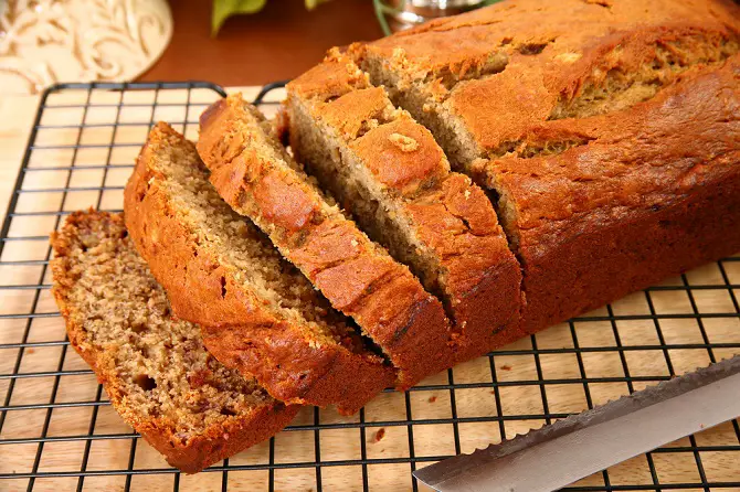 Receta de pan de platano