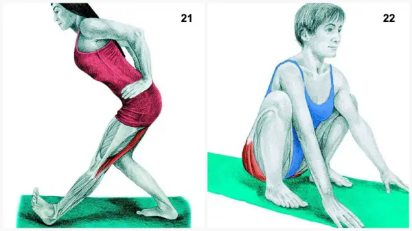 estiramientos musculares pierna