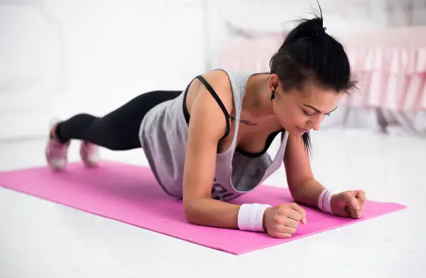 plank ejercicio para quitar grasa de la panza