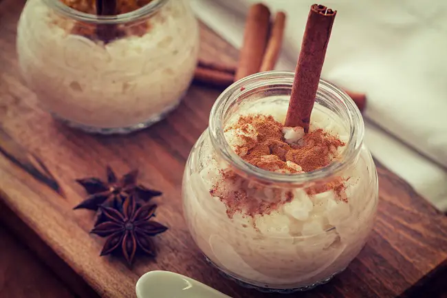 arroz con leche para bajar de peso