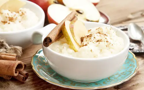 arroz con leche saludable