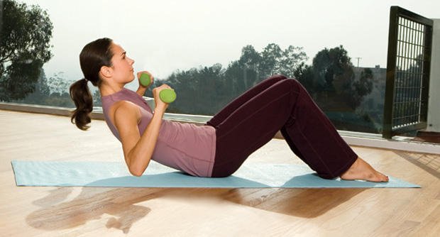 Mujer realizando ejercicio