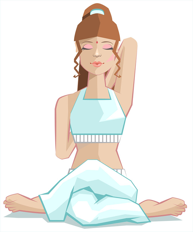 Una postura de yoga que tonifica los bustos