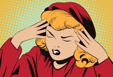 Una mujer con mucha carga de estrés