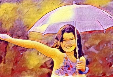 Niña feliz