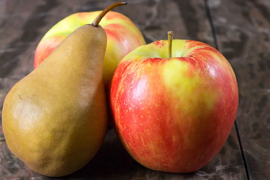 manzanas y peras para problemas gastrointestinales